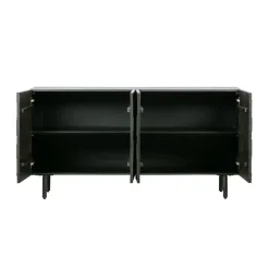 WOOOD Dressoir Counter Zwart - 160x83x40 cm