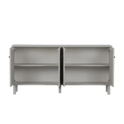 WOOOD Dressoir Madu Grijs - 160x78x46 cm