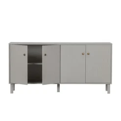 WOOOD Dressoir Madu Grijs - 160x78x46 cm