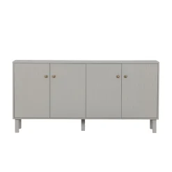 WOOOD Dressoir Madu Grijs - 160x78x46 cm