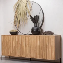 WOOOD Dressoir New Gravure Naturel - 200x85x46 cm