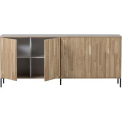 WOOOD Dressoir New Gravure Naturel - 200x85x46 cm