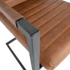 WOOOD Eetkamerstoel Bas Cognac