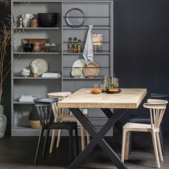 WOOOD Eetkamerstoel Bliss Zwart