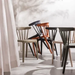 WOOOD Eetkamerstoel Bliss Zwart