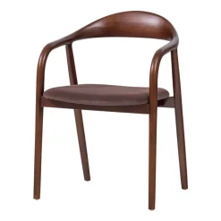 WOOOD Eetkamerstoel Bran Bruin