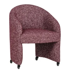 WOOOD Eetkamerstoel Cordo Bordeauxrood