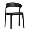 WOOOD Eetkamerstoel Cras Zwart