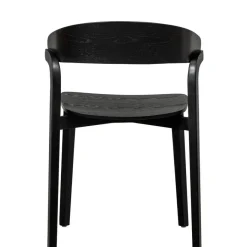 WOOOD Eetkamerstoel Cras Zwart