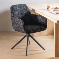 WOOOD Eetkamerstoel Grant Zwart