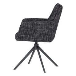 WOOOD Eetkamerstoel Grant Zwart