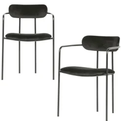 WOOOD Eetkamerstoel Ivy Zwart