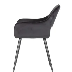 WOOOD Eetkamerstoel Jelle Zwart - set 2 stuks