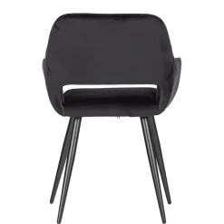 WOOOD Eetkamerstoel Jelle Zwart - set 2 stuks