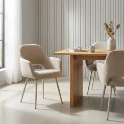 WOOOD Eetkamerstoel Jenny Beige