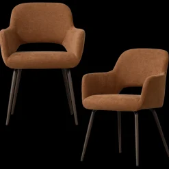 WOOOD Eetkamerstoel Jenny Bruin