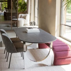 WOOOD Eetkamerstoel Vogue Zwart/Grijs