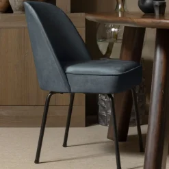 WOOOD Eetkamerstoel Vogue Blauw