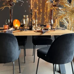 WOOOD Eetkamerstoel Vogue Zwart