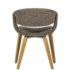 WOOOD Eetkamerstoel Yossi Bruin