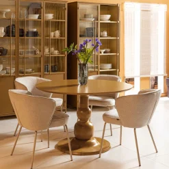 WOOOD Eettafel Blanco Honinggeel - Ø 120 cm