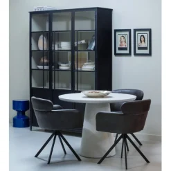 WOOOD Eettafel Damon Wit - Ø 100 cm