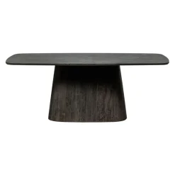 WOOOD Eettafel Leah Donkerbruin - 200x105 cm