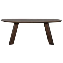 WOOOD Eettafel Roundly Bruin - 200x100 cm