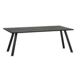 WOOOD Eettafel Tablo Zwart - 160x90 cm