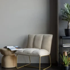 WOOOD Fauteuil Fie Beige