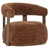 WOOOD Fauteuil Foon Bruin