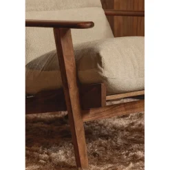 WOOOD Fauteuil Houston Naturel