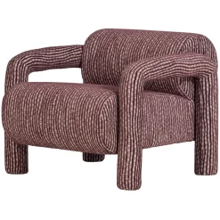 WOOOD Fauteuil Lenny Bordeauxrood