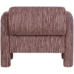 WOOOD Fauteuil Lenny Bordeauxrood