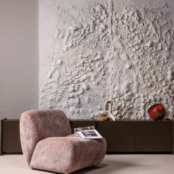 WOOOD Fauteuil Nomu Lichtroze