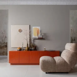 WOOOD Fauteuil Observe Bruin