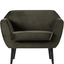 WOOOD Fauteuil Rocco Donkergroen