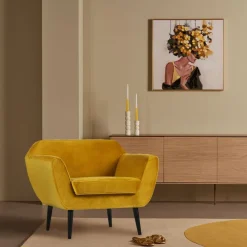 WOOOD Fauteuil Rocco Oker