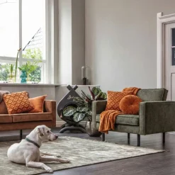 WOOOD Fauteuil Rodeo Groen