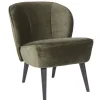 WOOOD Fauteuil Sara Groen