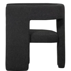 WOOOD Fauteuil Tiwa Donkergrijs