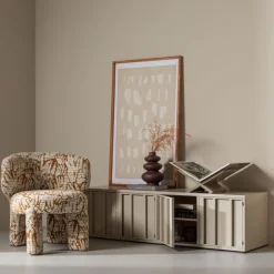 WOOOD Fauteuil Upke Beige