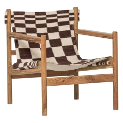 WOOOD Fauteuil Zano Bruin / Naturel