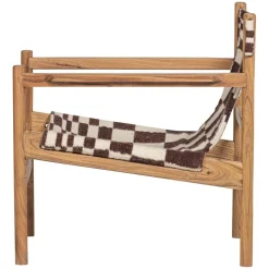 WOOOD Fauteuil Zano Bruin / Naturel