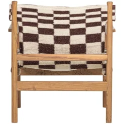 WOOOD Fauteuil Zano Bruin / Naturel