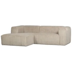 WOOOD Hoekbank Bean Links Beige