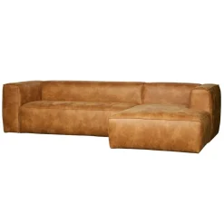WOOOD Hoekbank Bean Rechts Cognac