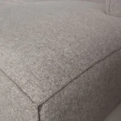 WOOOD Hoekbank Bean Rechts Lichtgrijs