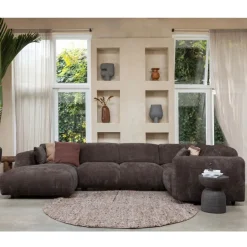 WOOOD Hoekbank Cloud Divan Rechts Bruin