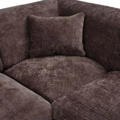 WOOOD Hoekbank Cloud Divan Rechts Bruin